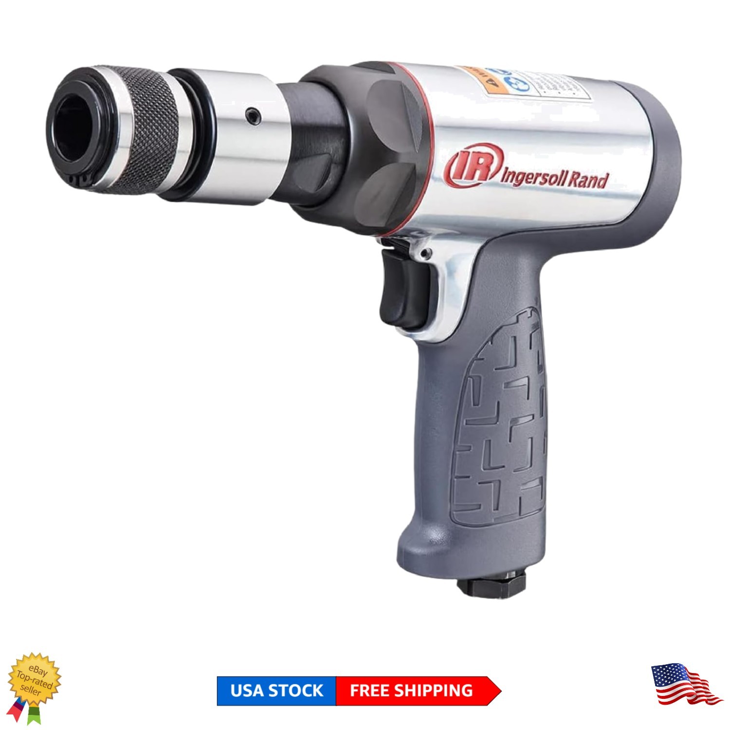 123MAX Air Hammer - 3,530 BPM, 2-5/8" Stroke, Vibration Reduced Precision Tool