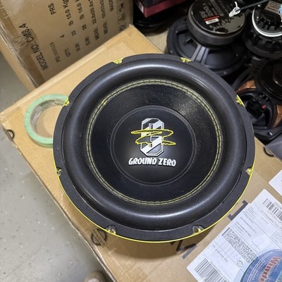 Ground Zero GZRW 10XSPL 25 cm SPL Passive Subwoofer 800 WRMS 2x2 Ohm 1 Single