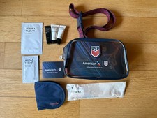 American Airlines Flagship USA Soccer World Cup Amenity Kit Clear Toiletry Bag