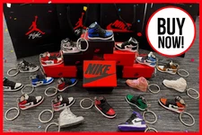 3D Mini Shoe Keychain Sneaker Collectible Gift for Shoe Lovers Sneakerheads
