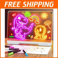 Rechargeable Doodle Glow Drawing Pad, 7 Colors, Kids Gift