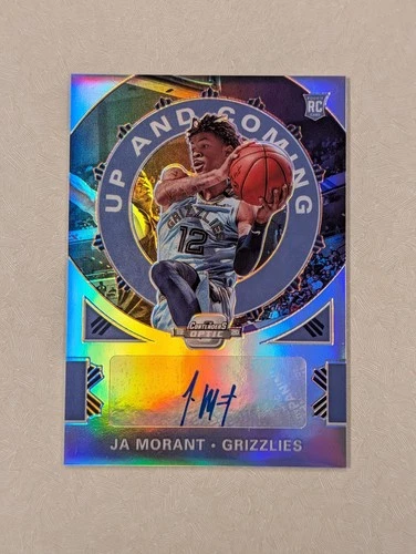 2019-20 Panini Contenders Optic Up And Coming Ja Morant Auto Rookie RC /125