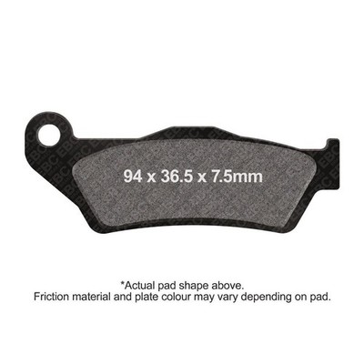 EBC Scooter Series Carbon Pads E391 Front Left for Keeway Silverblade 250 2007