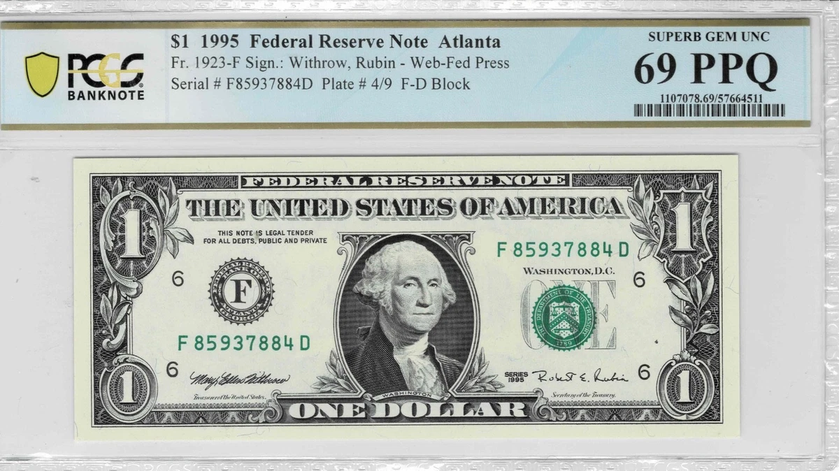 $1 Grade 69 US Federal Reserve Small Notes for sale | eBay