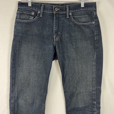 Levi s 511 Men s Jeans 32x30 Slim Fit Straight Leg Disress In Back Of Legs Blue