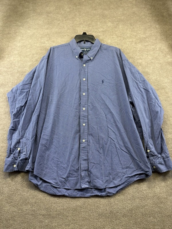 Ralph Lauren Blake 100% Cotton Button Down Size XXL