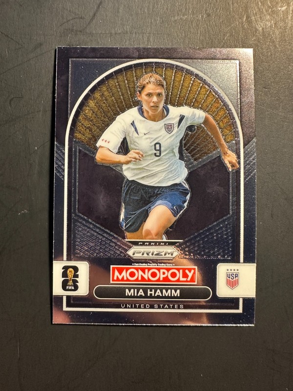 2026 Panini Monopoly Fifa World Cup #91 Mia Hamm USA United States