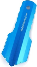 Ultralight Camping Trowel Backpacking Portable Aluminum Blue 