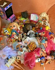 MGA Lol Omg Surprise Huge Doll Lot Accessories NYE Queen complete Pets mini
