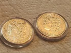 Two morgan, silver dollars, Both 1879 equaling 1.5  Troy. Ounces