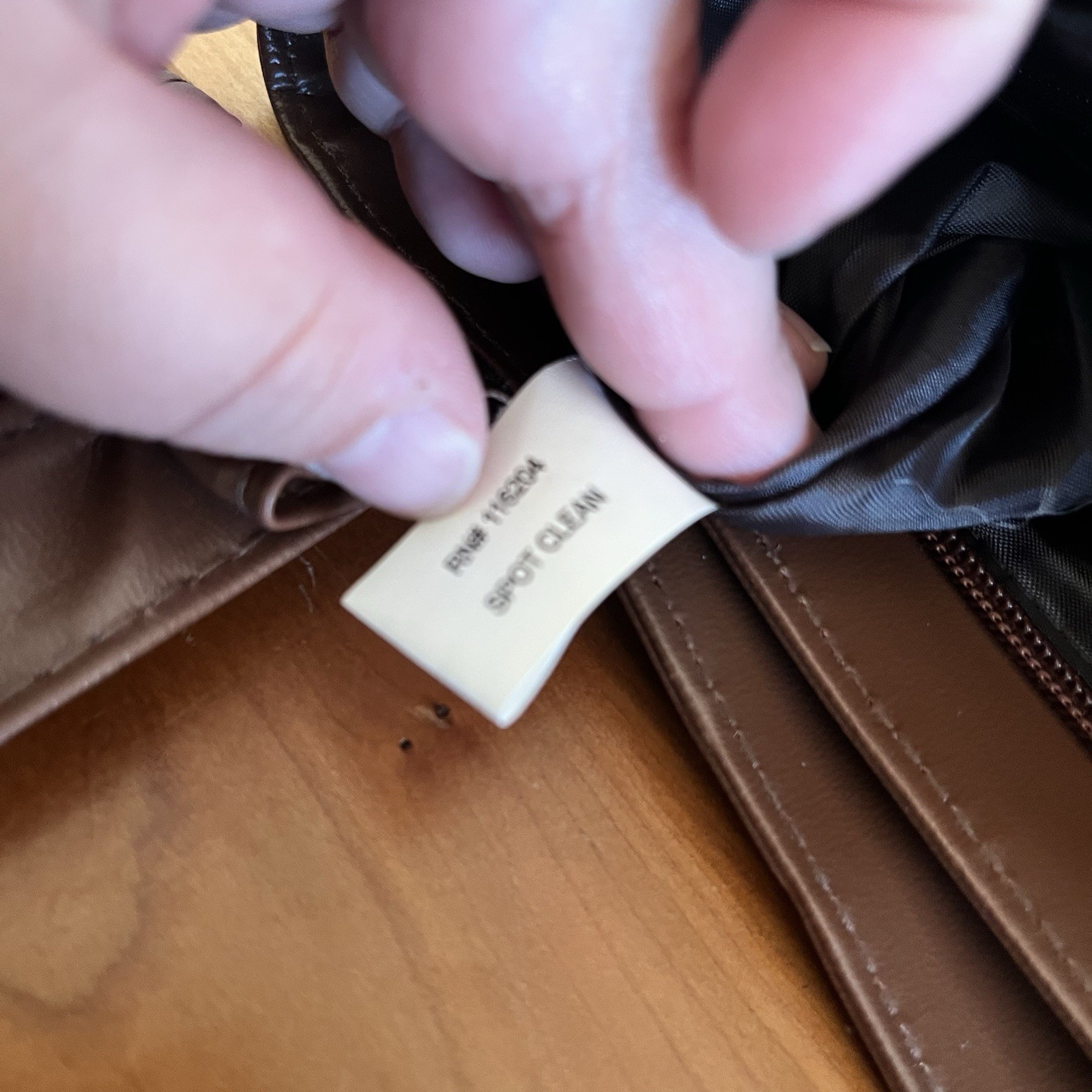 Patchwork Soft Leather Handbag Purse Shoulder Bag… - image 9