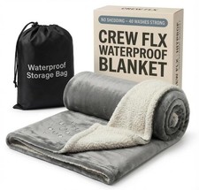 Waterproof Blanket for Bed Intimacy 90"x 80" King Size Reversible Fleece ...