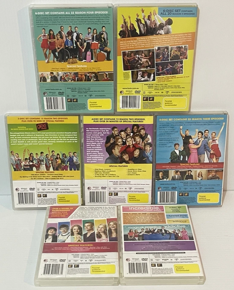 Glee Seasons 1-5 Region 4 VGC Free Postage - image 2 of 4