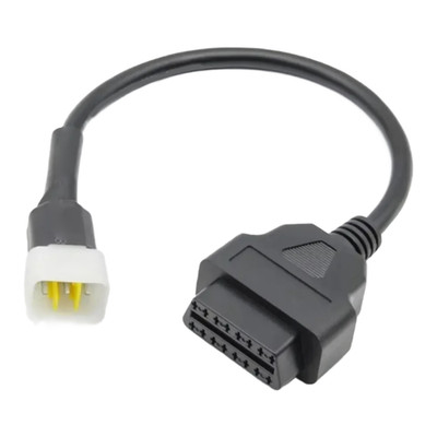 Motorrad Diagnose Adapter 6 Pin auf für OBD2 16 Pin für K Line CAN Bus