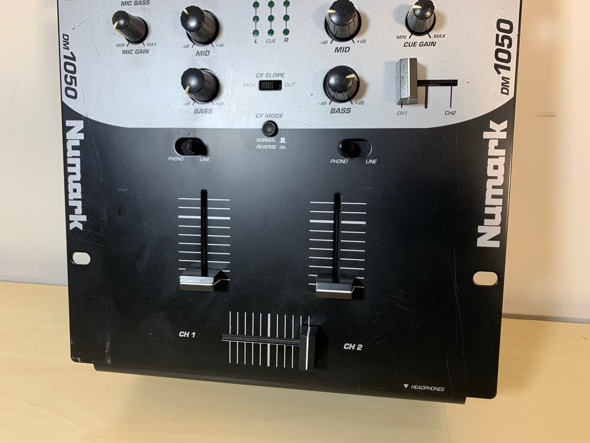 Numark DM1050 2 Channel 4 Input Audio DJ Mixer - for sale online 