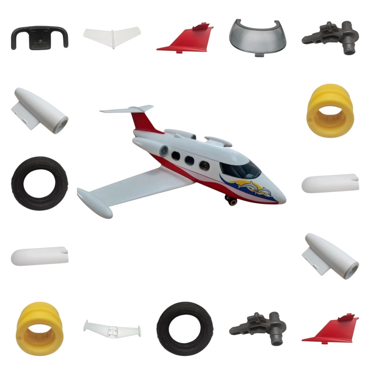 Playmobil 3185 NEU 2001 Linienjet Flugzeug zuFlughafen ungeöffnet OVP BA Vintage
