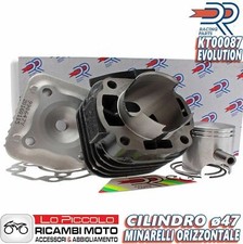 GRUPPO TERMICO DR EVOLUTION D.47 70 CILINDRO PISTONE TESTA MINARELLI ORIZZONTALE