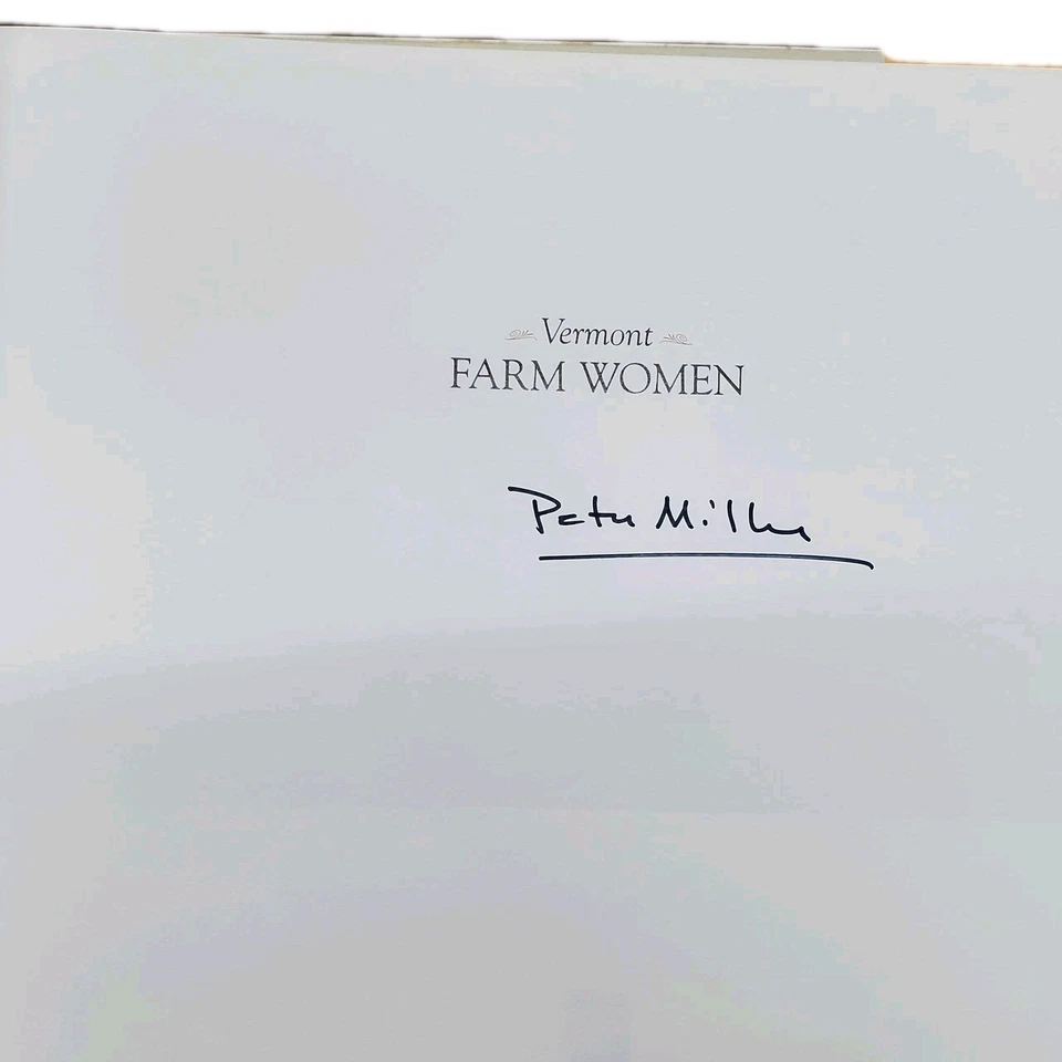Vintage Vermont Farm Women Peter Miller Signed Hardcover First Edition 2002 — 第 3/4 张图片