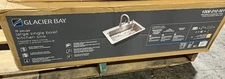 Glacier Bay 33 in. Drop in Single Bowl 18G Stainless Steel Kitchen Sink W/Faucet