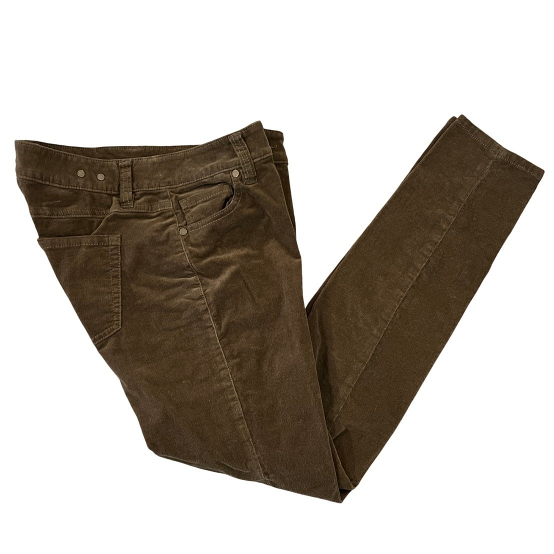 CAbi Moss Brown Skinny Corduroy Jeans Style 3567 - Size 4