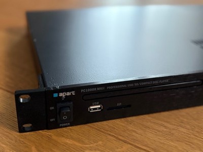 Apart Audo PC1000R MKII Media Player CD/MP3/SD/USB-Player, RS232,  1HE getestet