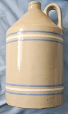 Antique 1 gallon whiskey shoulder jug Stoneware Unmarked