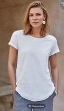 NWT J.Jill Pure Jill Scoop-Neck Elliptical Tee