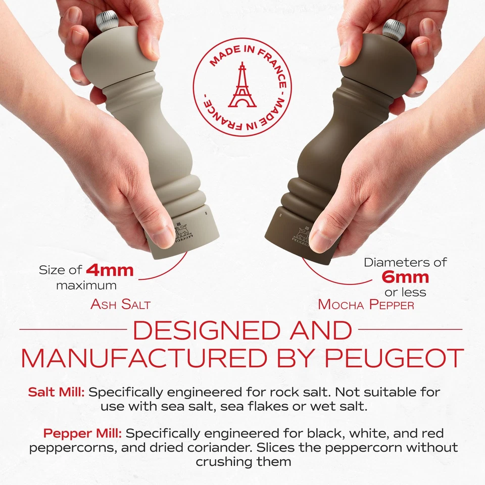 Juego de Molinillo de Sal y Pimienta Paris u'Select 7" - Molinillos Manuales con Preci... Foto 3 de 4