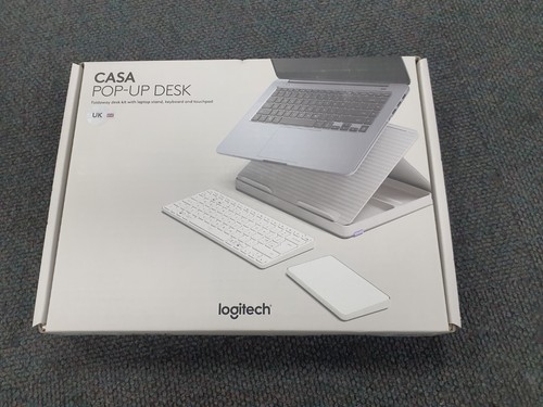 LOGITECH Casa Pop-up Desk Wireless Keyboard & Touchpad Set - Nordic Calm - 第 2/3 張圖片