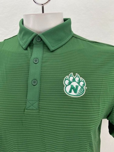 NEU NWMSU Northwest Missouri State Bearcats Columbia Green Sunday Polo Herren L - Bild 2 von 8