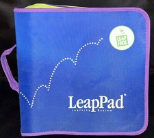 LeapFrog LeapPad Learning System Carrying Case Organizer Zipper Binder 13" x 13"