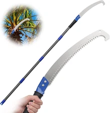 Pole Saw, Manual Pole Saw with 6.5FT Extension Rod for High Branches Tree Trimmi