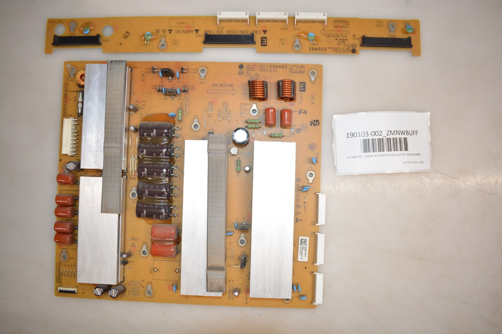 LG 50PK750 Z MAIN W/ BUFFER EAX61326703; EAX61326802 | eBay