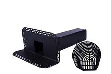 Horizontal Outlet For EPDM Rubber Roofing Membrane 100mm Parapet & Leaf Guard