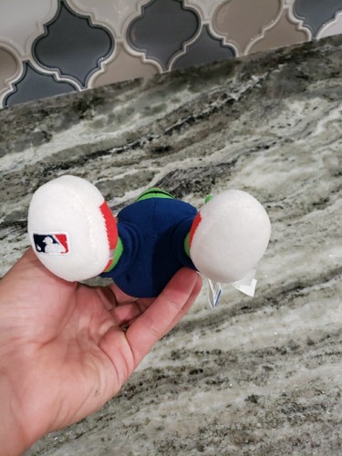 Vtg Forever FOCO Boston Red Sox MLB Wally The Green Monster Bean Plush Baseball - Picture 9 of 10