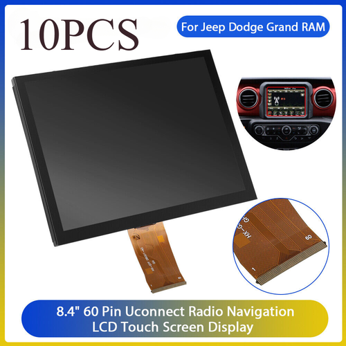 10PCS 8,4"LCD Touchscreen Display Navi Ersatz Für 18-20 JEEP Compass Uconnect 4C