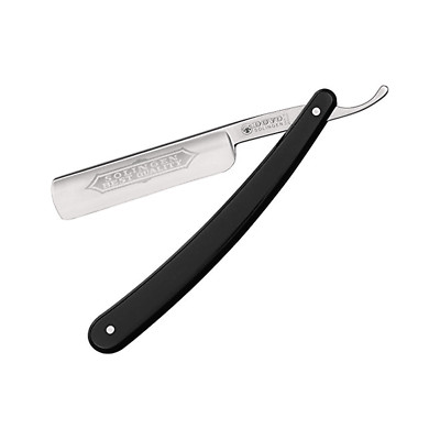 Dovo Black/Silver Steel 5/8'' Straight Razor #100581