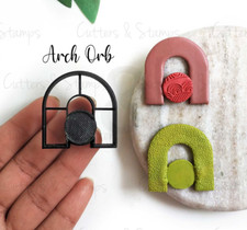 ARCH ORB Polymer Clay Cutter | Geometric Shape Cutter | Unique clay cutter |