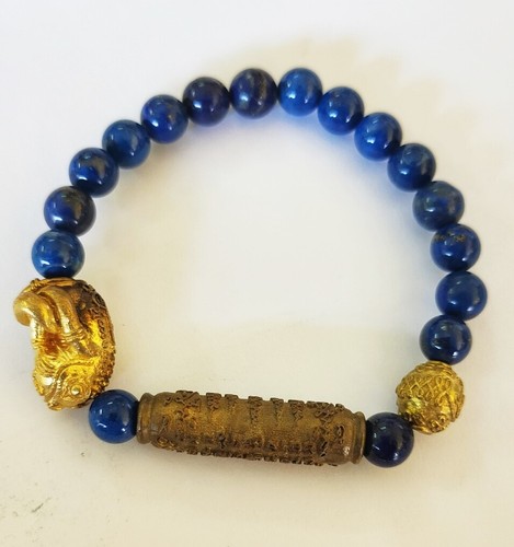 Charm Stone Bracelet Frog Sanae Hypnotic Amulet Thai Luck Business Destiny Love - Picture 6 of 9