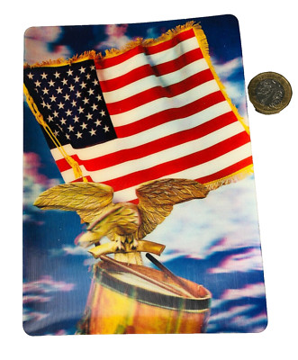 Postkarte Postkarte 3D Adler USA Vintage ra
