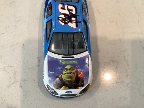 JIMMY SPENCER AUTOGRAPHED 2002 FORD TAURUS K-MART / SHREK DIECAST & CARD - Picture 4 of 12