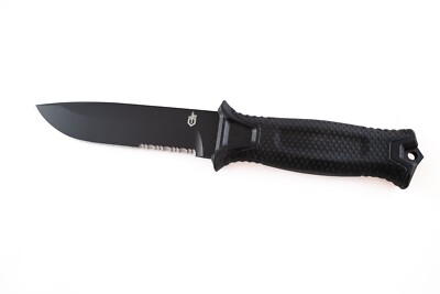 Gerber Strongarm SE Messer Schwarz - Teilwellenschliff NEU