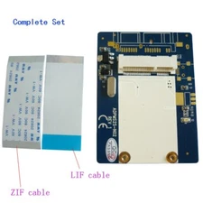 ZIF to mSATA Adapter 1.8" ZIF/LIF CE HDD Hard Disk Drive SSD to 26 Pin mSATA