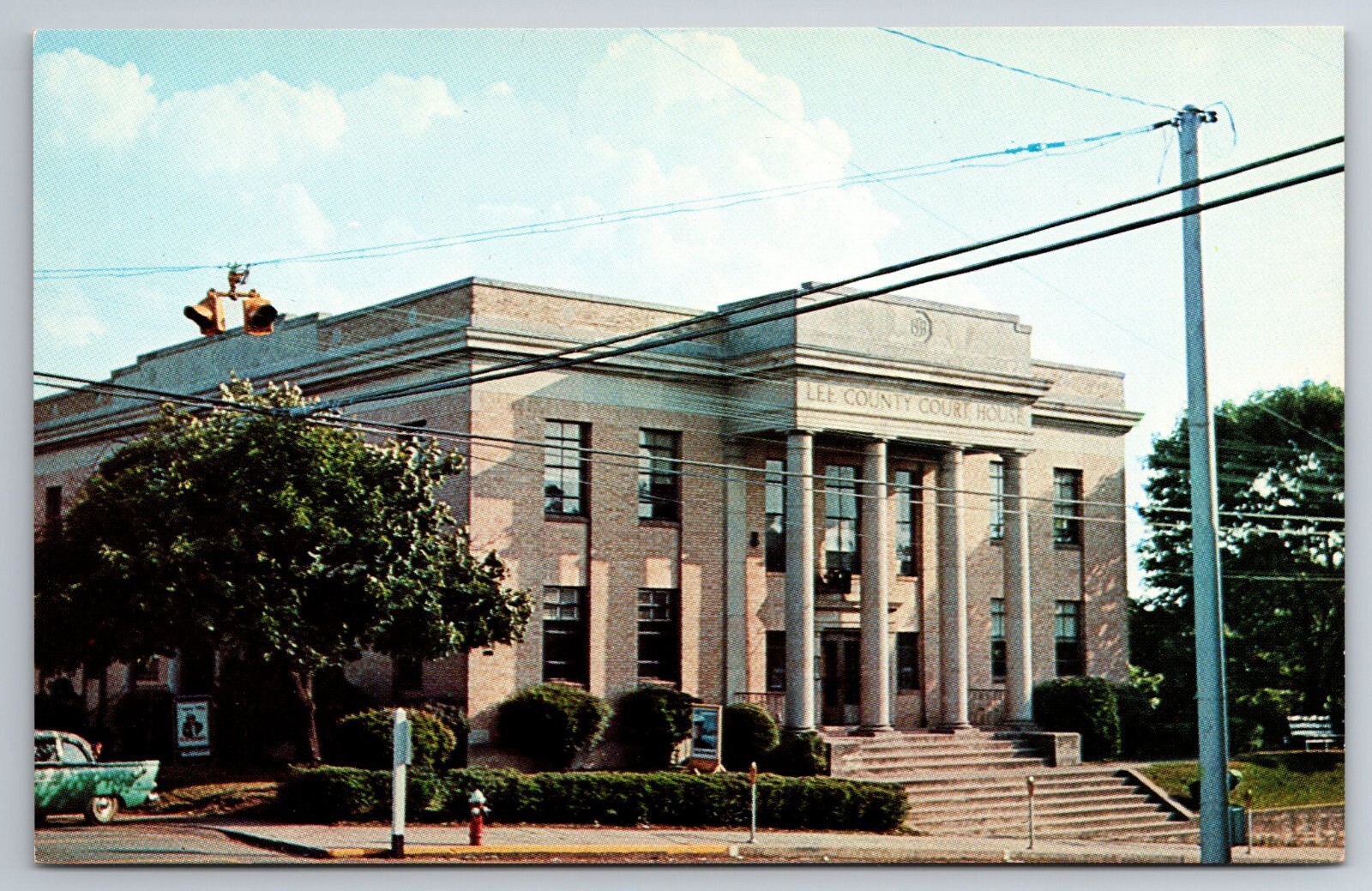 Vintage Postcard VA Jonesville Lee County Court House Chrome 12437 eBay