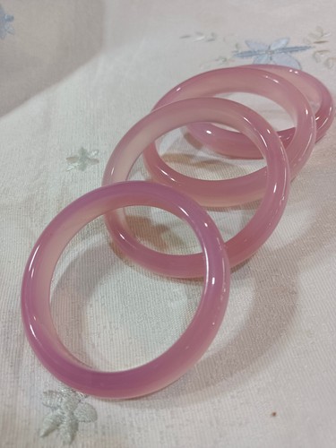 Bracciale Calcedonio Naturale Bracciale Donna Giada Certificato Gioielli Preziosi - Foto 14 di 18