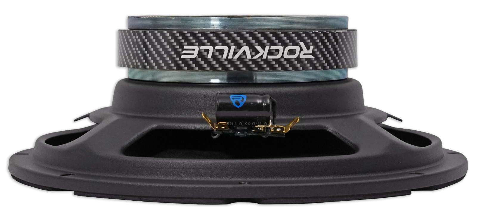 Автомобильный среднечастотный динамик Rockville RXM104 10 600 Вт 4 Ом SPL с разъемом Bullet