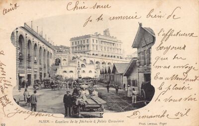 Algerien - ALGÉRIE - Carte Postale Stéréoscopique - Alger - Rue Du Chameau L 81856 1152119417