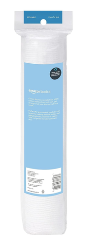 Amazon Basics Hypoallergenic 100% Cotton Rounds, 100 Count - Picture 2 of 12
