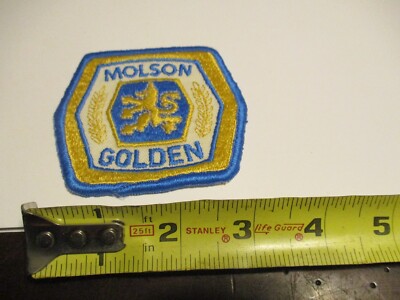 MOLSON GOLDEN NOS BEER PATCH PUT ON CAP OR JACKET