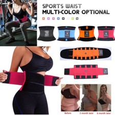 Women Slimming Sauna Sweat Belt Thermo Waist Trainer Body Shaper Corset Girdle